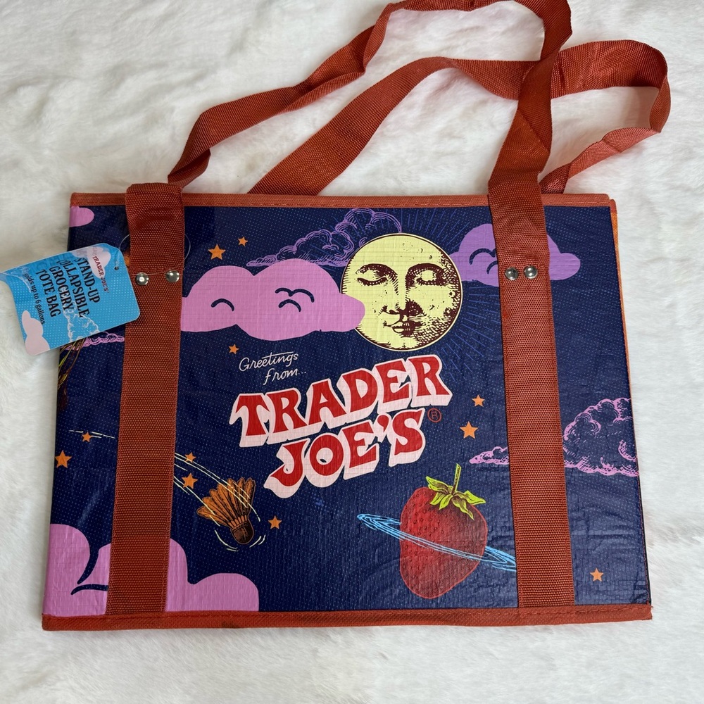 Trader Joes Stand up Collapsible Grocery Bag